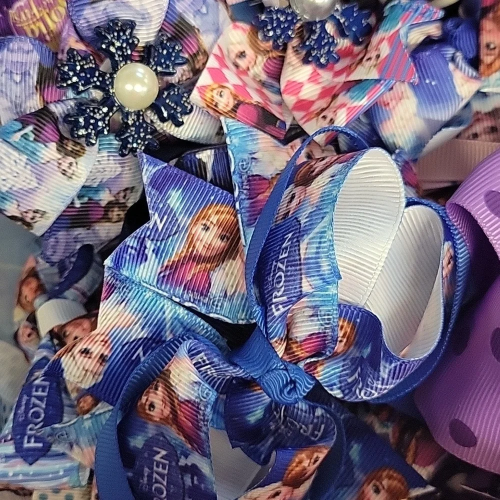 Frozen Hair Bows - Multicolor Grab Bag of 15